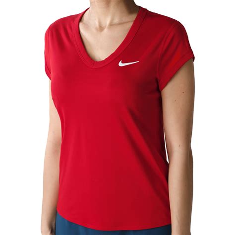 nike sportt-shirt damen rot|Mehr.